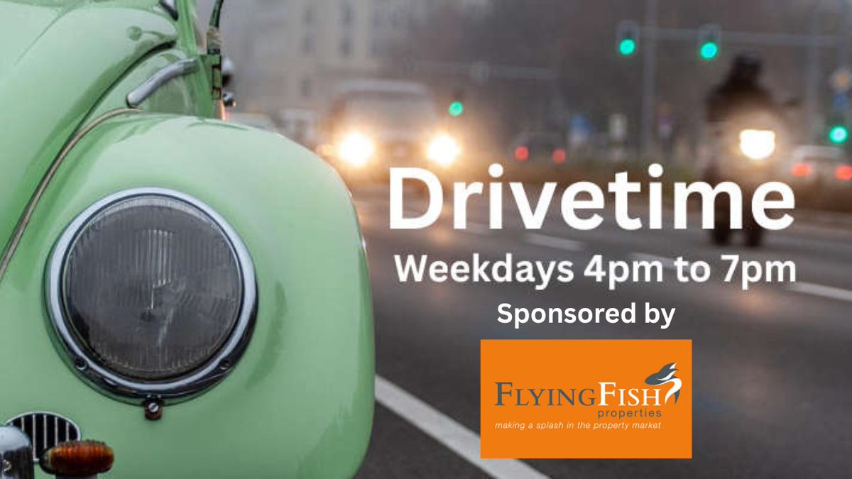 West Kent Radio would like to welcome and thank Flying Fish Properties Ltd for sponsoring Drivetime, each weekday afternoon between 4-7pm. Listen on FM, online at westkentradio.co.uk or via smart speakers or the West Kent Radio App.