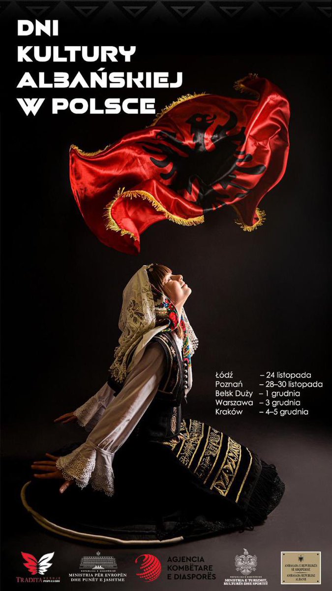 AKDiaspores's tweet photo. 🇦🇱✨ Java Kulturore e Shqipërisë në Poloni 2025
https://t.co/fxE0zCO824
#AgjenciaKombëtareDiasporës
#MEFA
#Culturalb
#Albembassypoland https://t.co/9UdtDT1MFA