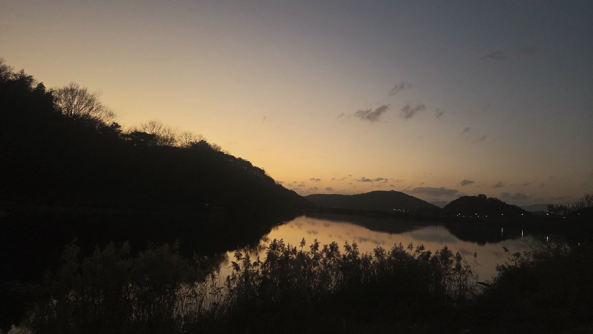 #담양 #운암제 #저녁 #노을길