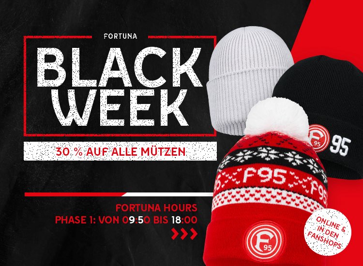 f95's tweet photo. Viel los heute 👉🏻 #Matchday, 1. Advent und verkaufsoffener Sonntag in @Duesseldorf 😮💨
Darf natürlich ein weiteres F95-#BlackWeek-Angebot nicht fehlen 🖤
👉🏻 https://t.co/A25QTBXUUC
#f95 | 🔴⚪️ https://t.co/BZokhrGggb