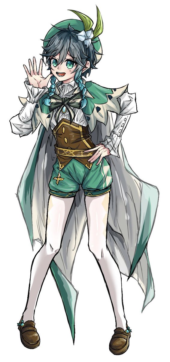 Akiyorifuyu_555's tweet image. #原神 #ウェンティ #venti 
タップ推奨