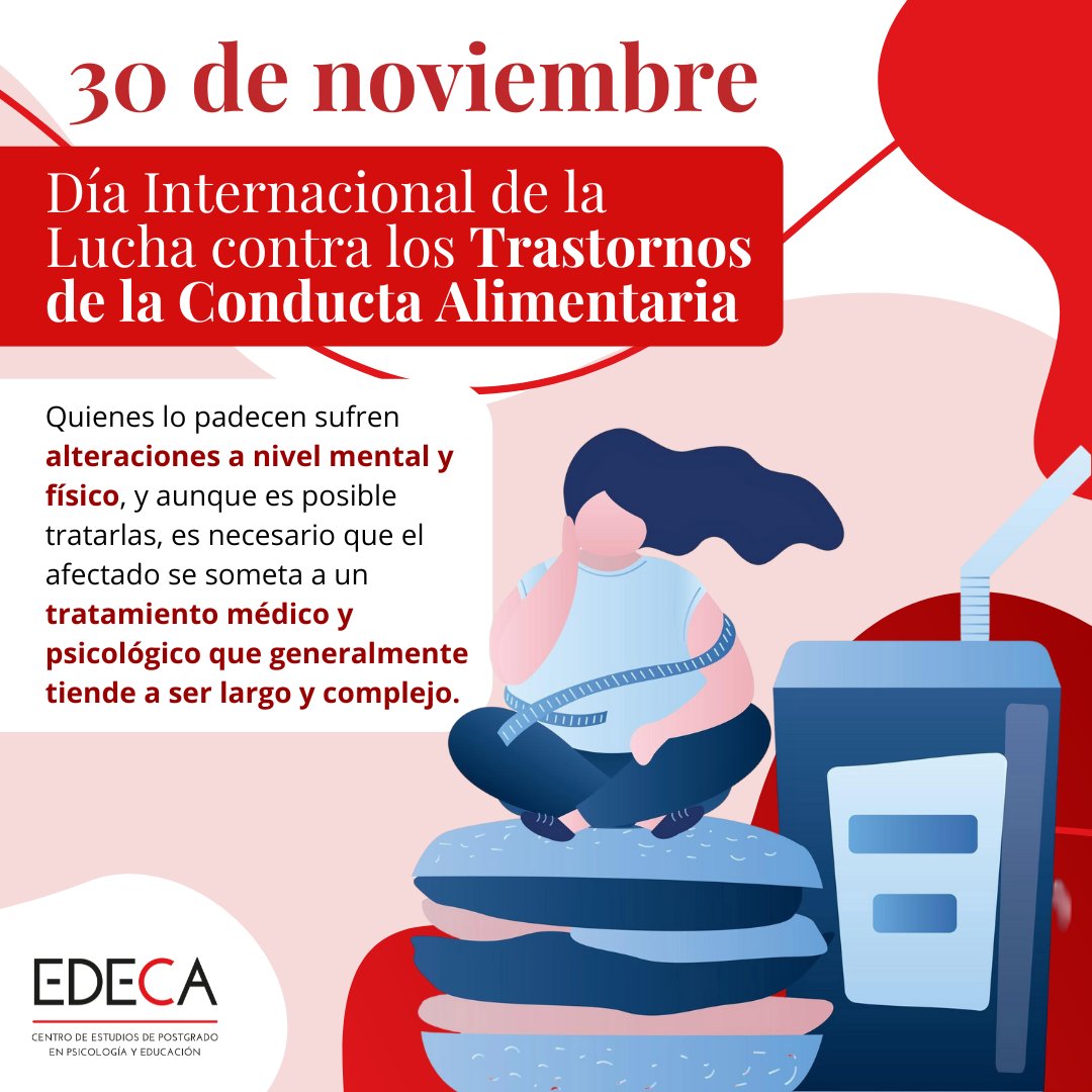 EdecaFormacion's tweet image. 💜Hoy, Día Internacional de la Lucha contra los TCA, recordamos que no son una elección, sino trastornos complejos que requieren comprensión y apoyo profesional. En EDECA seguimos formando a especialistas capaces de detectar, acompañar y actuar a tiempo🧠
#DíaTCA #SaludMental