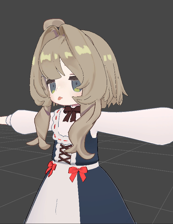 ChadeeVRC's tweet photo. フードを脱ぐとこのような感じです。 標準のキプフェルヘアにもよく似合うように制作しました!
#VRChat https://t.co/Y8oiruYkre