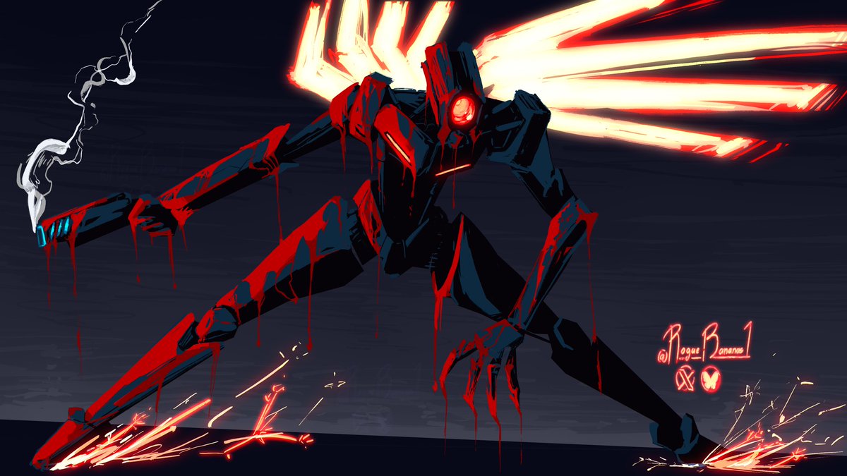 Roguebananas1's tweet image. Something wicked this way comes

#ultrakill #digitalart