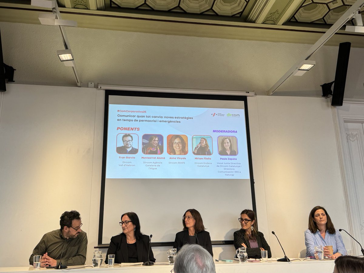 Surto d’una jornada organitzada per <a href="/periodistes_cat/">Col·legi de Periodistes de Catalunya</a> i <a href="/DircomSpain/">Dircom</a> sobre comunicar en temps de permacrisi i emergències. Pujo al cotxe, engego la ràdio i escolto el conseller d’Agricultura, Ramaderia i Pesca informant del primer cas de pesta porcina africana en porcs senglars a