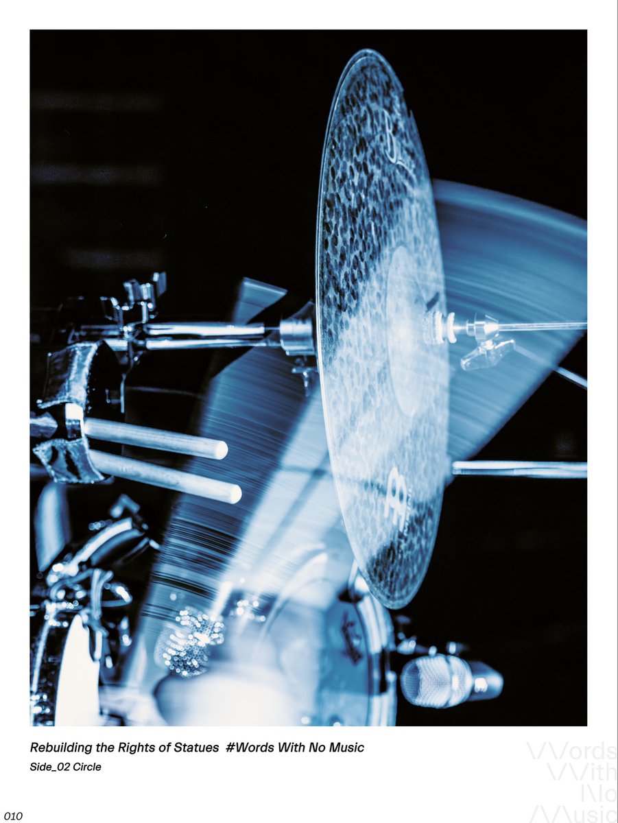 Re_TROS's tweet image. Side_02_Circle
Process, result, and reformation all come from the repetition of a single form.
All things circle back to where they began, until order emerges.
#WordsWithNoMusic #rebuildingtherightsofstatues