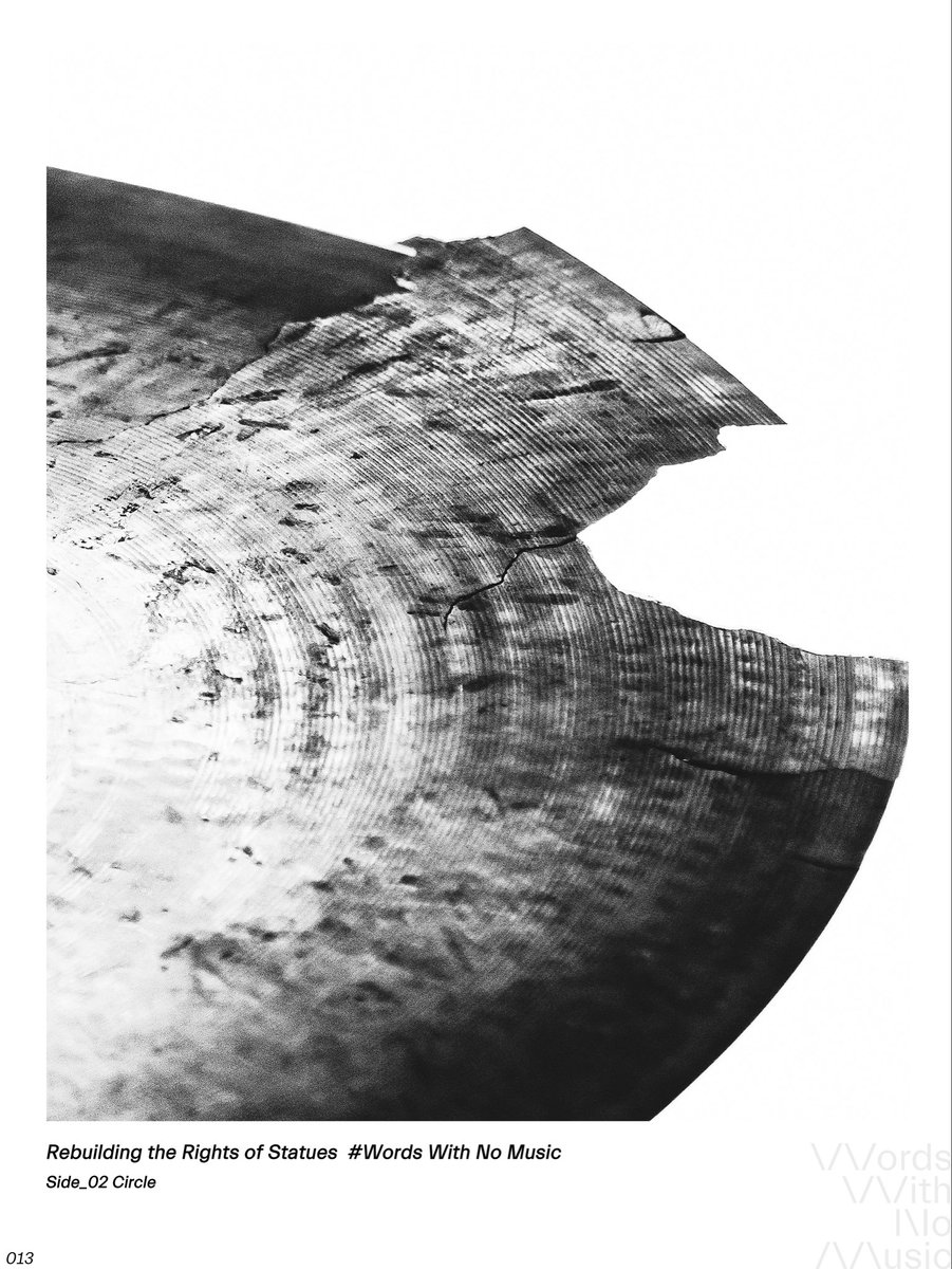 Re_TROS's tweet image. Side_02_Circle
Process, result, and reformation all come from the repetition of a single form.
All things circle back to where they began, until order emerges.
#WordsWithNoMusic #rebuildingtherightsofstatues