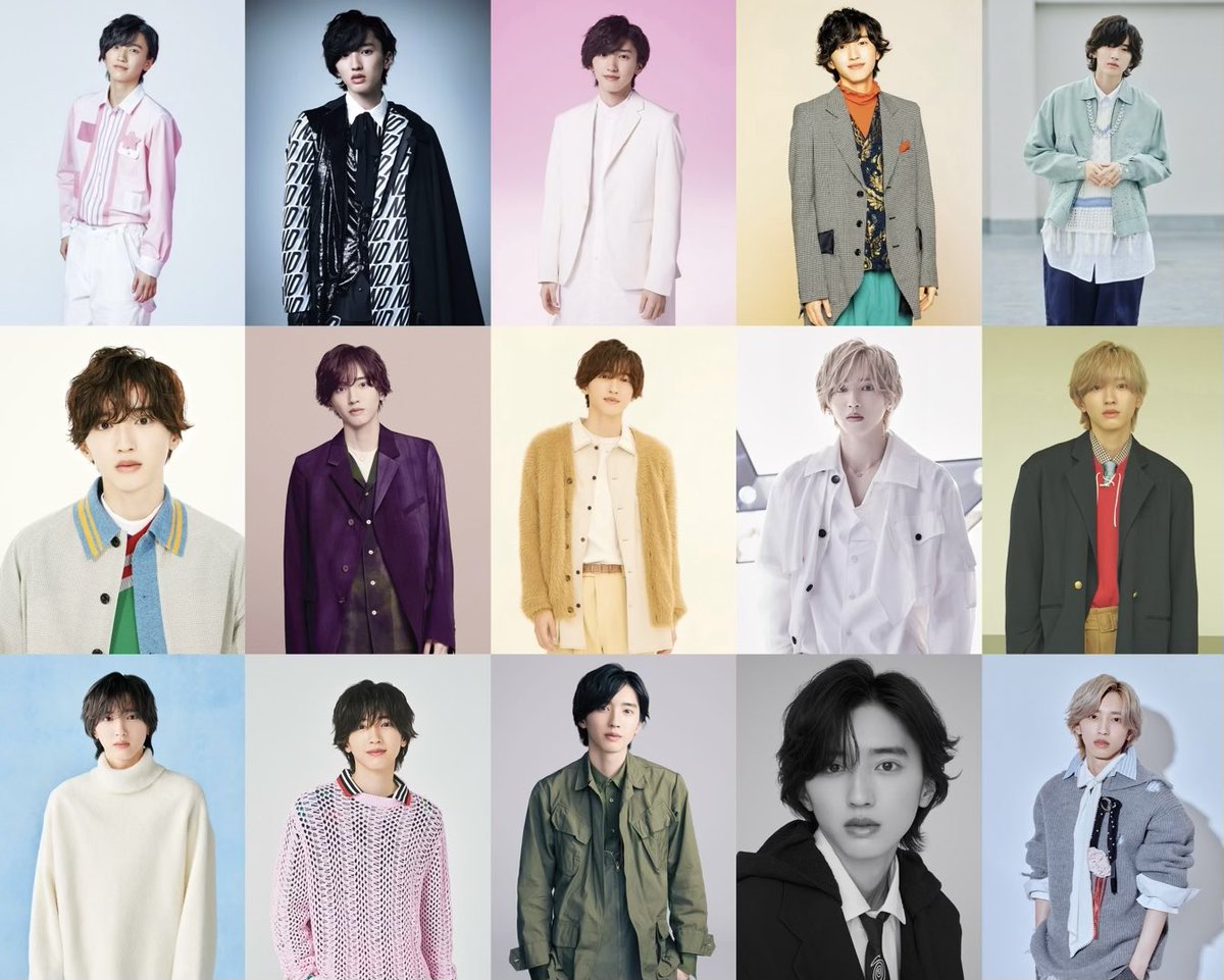 道枝駿佑くん 歴代アー写一覧🐬🫧