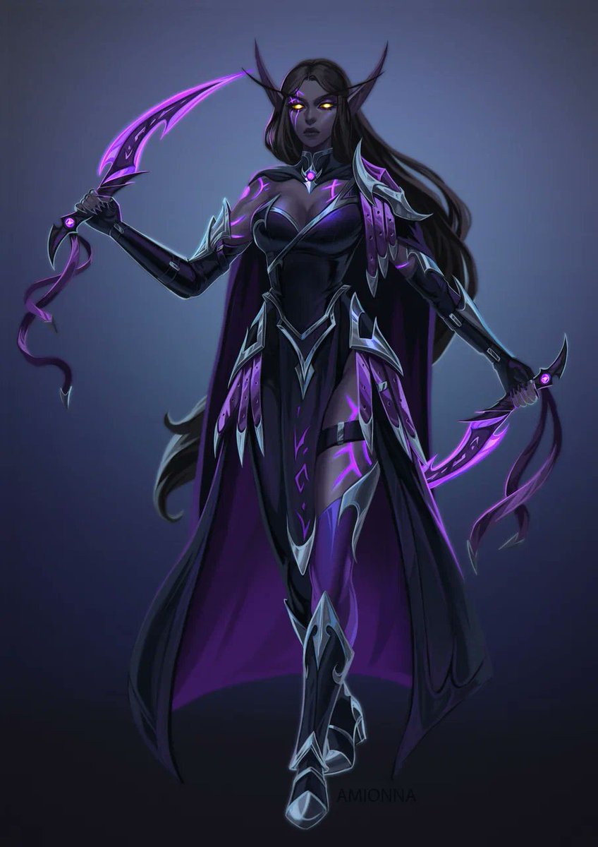 LaviolenciaAD's tweet photo. "Elegance and Precision"

My first Nightborne brought to life by @Ami_onna 💜 https://t.co/b2yF05xE73