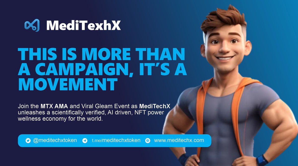 Your fitness data shouldn’t be trapped in centralized apps

@MediTechXinc puts your health records on-chain encrypted, tamper-proof, and fully owned by you

This is real data freedom. 💪
Invite friends &amp; win 👉 t.me/MediTechAirdrop

#MTX #CoinstoreAMA #MediTechX