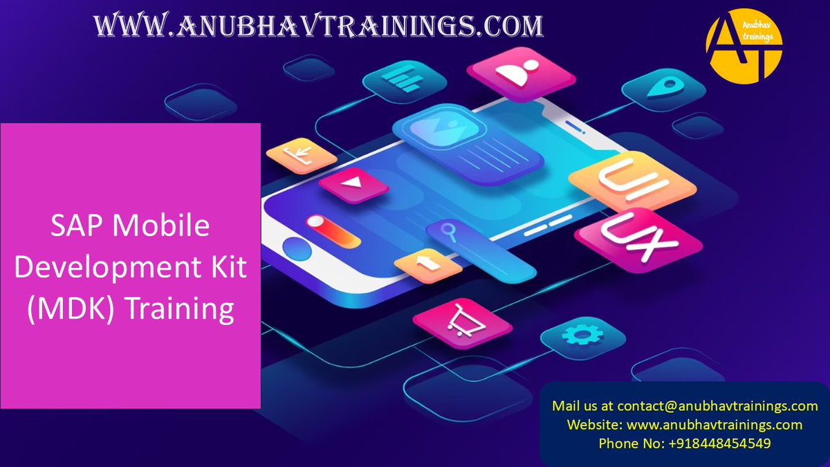 Awasthi1Vedika's tweet image. SAP Mobile Development Kit (MDK) Training by Anubhav Training
#anubhavtrainings #onlinetrainingprogram #sapcourse #btp #capm
Mail us at contact@anubhavtrainings.com
Website: anubhavtrainings.com
Phone No: +918448454549