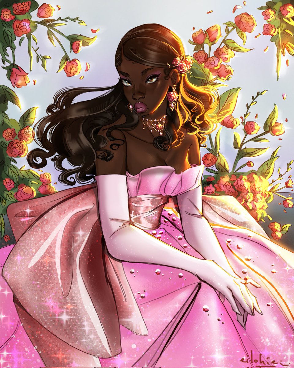 Lovee painting dark skin✨