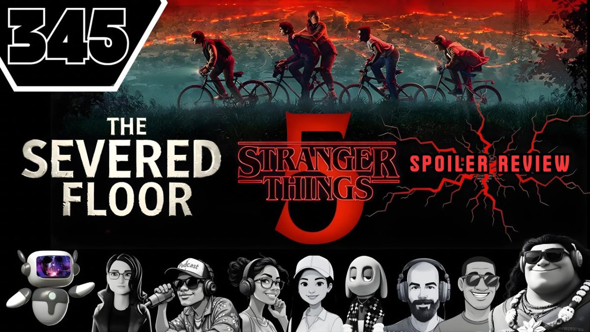 We're back on the The Severed Floor Podcast, presented by <a href="/TRUMediaGroup/">TRU Media Group</a> 

Time: 5pm pst (Nov 30)
YT Link: youtube.com/live/3ZkHnTvtt…

!SPOILERS!
Come join us later today as we review episodes 1 &amp; 2 of <a href="/Stranger_Things/">sƃuᴉɥʇ ɹǝƃuɐɹʇs</a> Season 5. 

Grab your popcorn, come chill, and hang out as the