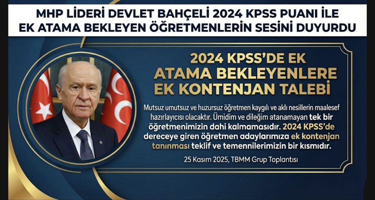 2024 kpss öğretmenleri ek atama bekliyor
 #Külliye2024KpssEkYirmiBeşBin