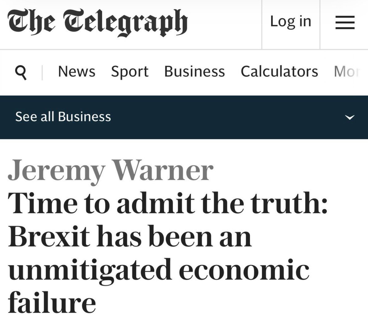 ThatTimWalker's tweet image. Might the Telegraph now consider an apology to ‘the Brexit mutineers’ and consider what it is that constitutes patriotism?