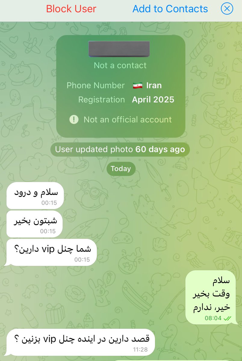 در بیوش نوشته « فلان پلتفرم marketing manager» که کارشون ارائه پلتفرم سیگنال دهیه!
بعد یک مدیر مارکتینگ نمی‌دونه ساعت ۱۲شب نباید پیام کاری بده؛و بلد نیست زمان‌بندی پاسخگویی داشته باید داشته باشه و…
می‌خوام بگم به بیو نیست،چون توو بیو میشه هزار ادعا کرد که سر سوزنی ازش بلد نبود!