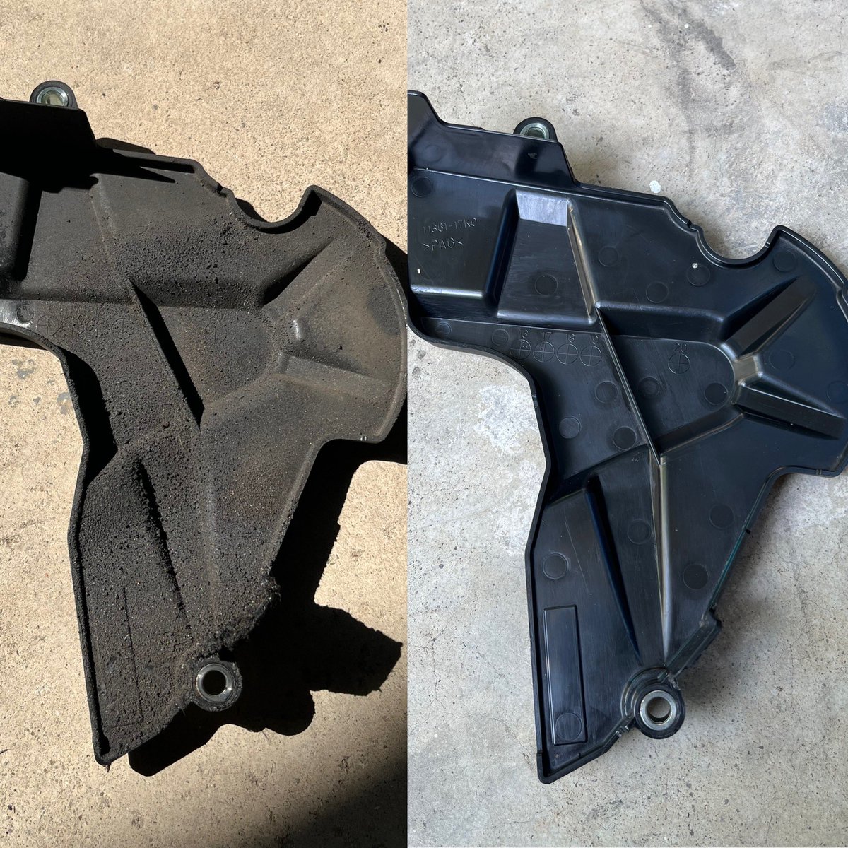 omeki51's tweet image. 【GSX-R1000R日誌】
🇹🇭2017年登録から一度も替えていないであろうチェーンにサビも浮いてきたのでDIDの525ZVM-X2のブラックへDIY交換(かし丸君使用)。ドライブスプロケット周り、チェーンカバー裏はやれる範囲でキレイにした。張りを調整して終了。見た目も良くなった😎ODO12,284km

#GSXR1000R
#DID