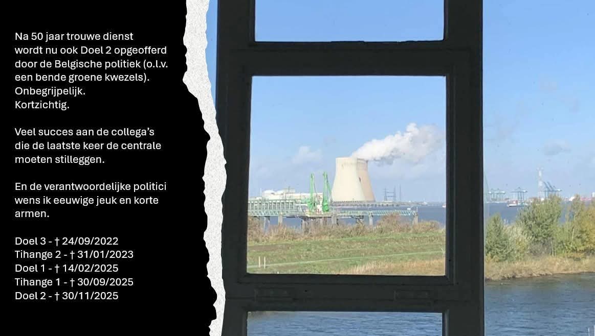 ronny_db's tweet photo. Bedankt collega's. Last day #Doel2  #nuclear https://t.co/wjztEWM0OQ