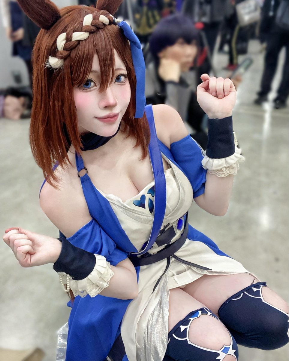 アコスタお疲れ様でした💙 
短時間でしたが 撮影、交流してくれた方ありがとうございます߹߹♡
お写真はDMにお願いいたします🙏🏻 💭

 #アコスタ池袋  #ウマ娘になってしまいました