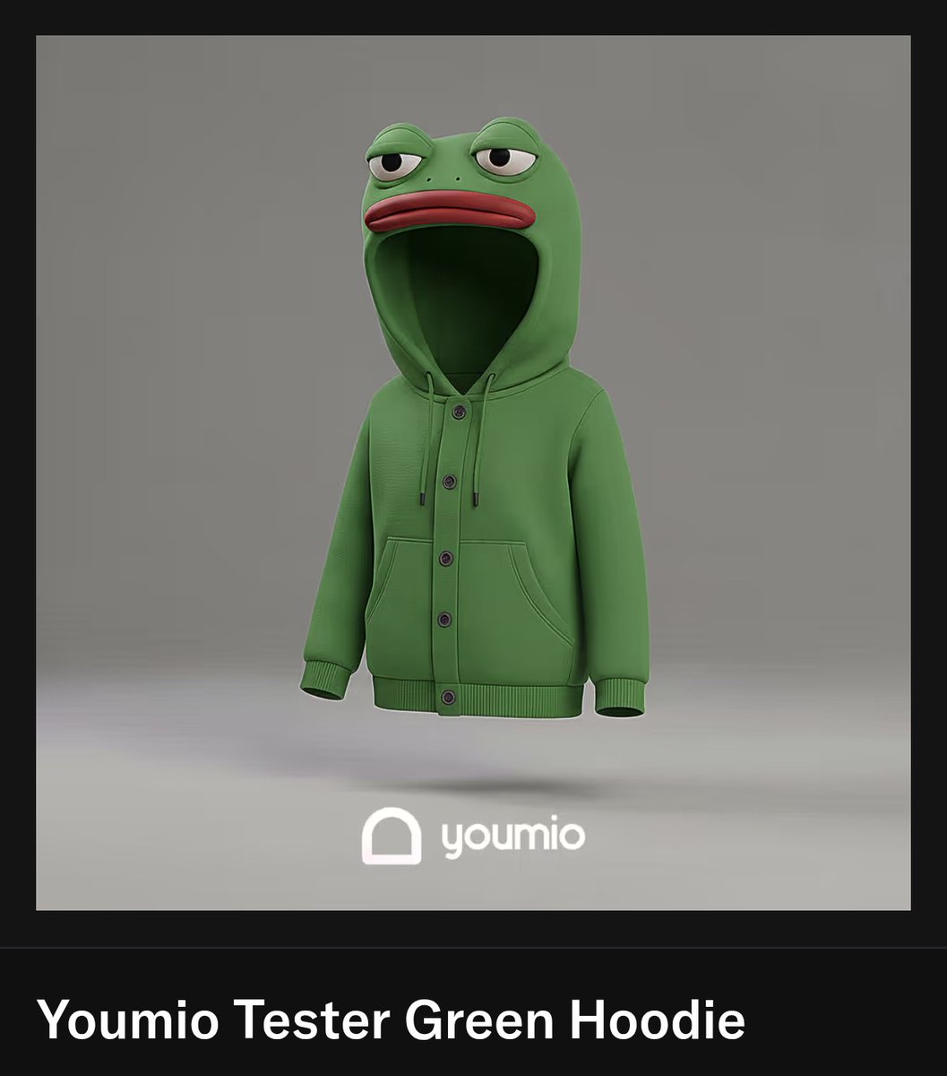 DeependraKrDas's tweet image. Youmio Tester Green Hoodie @youmio_ai

Connect your wallet and check Eligibility 

Mint on #Etherium  #Chain Free if Eligible 

Mint opensea.io/item/ethereum/…

Act Fast, Time Sensitive