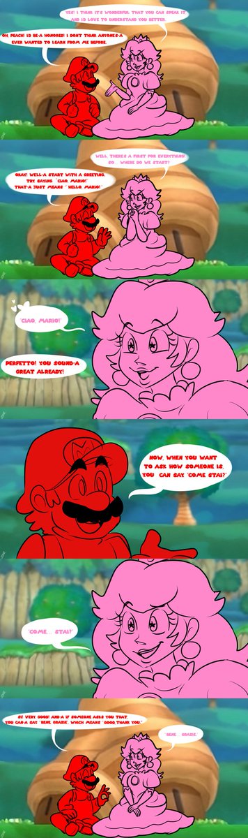 NatsukoThemun's tweet image. PEACH LEARNS ITALIAN

Made it last year!
A little Mareach moment..❤️

#princesspeach #mario #mareach #supermario #supermariobros #princesspeachxmario