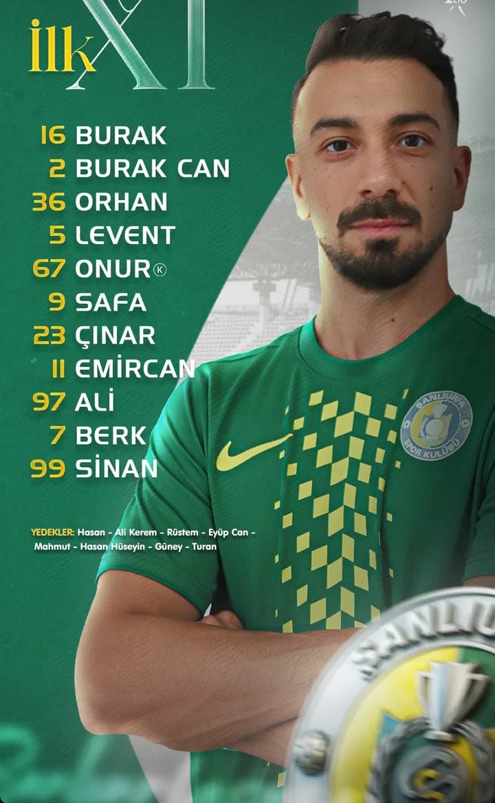 📋Maç Kadromuz Belli Oldu! 
🆚 Karacabey Belediyespor
📲 #KRCvŞAN