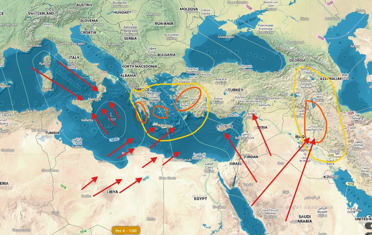 Mkilic76's tweet image. Deprem Tahmini: Sakin geçen birkaç haftadan sonra #deprem riski hızlı bir yükselişe geçecek. Afrika tektonik levhası özellikle orta Akdeniz ve kıyılarında baskı oluşturacak görünüyor. Salı günü #etna yanardağı 🌋 patlayabilir veya #santorini &apos;de tekrar deprem fırtınası…