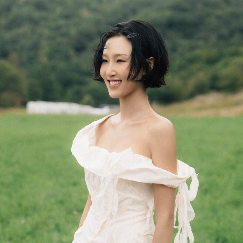 hwasa green dress Green summer short sleeves Linen Dress 5199 – Xiaolizi