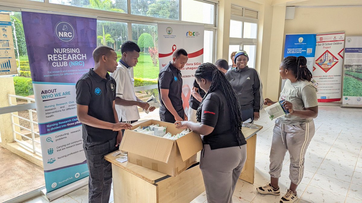 NursingR_Club's tweet photo. At the launch of World AIDS Day 2025 in Rwamagana District, the Nursing Research Club proudly joined the Car Free Day activities.

We delivered health education on the fight against HIV and distributed over 500 HIV self-test kits to participants
#WorldAIDSDay2025 https://t.co/aAvutqsEI6