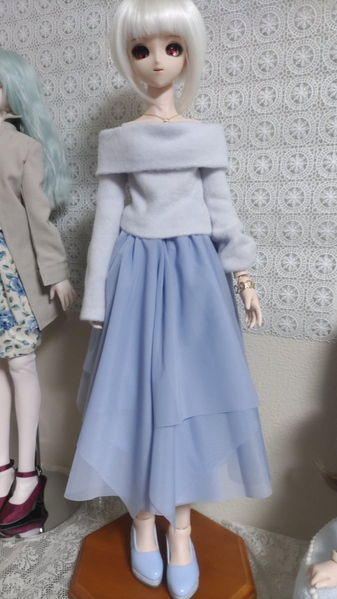 candygreen_gr's tweet photo. #虹のしずく服
#hommage_outfit　
今日はドルパに行ってきました
疲れたけど楽しかった

お迎えしたお洋服着せてみました😺 https://t.co/7fSQHNQzMV