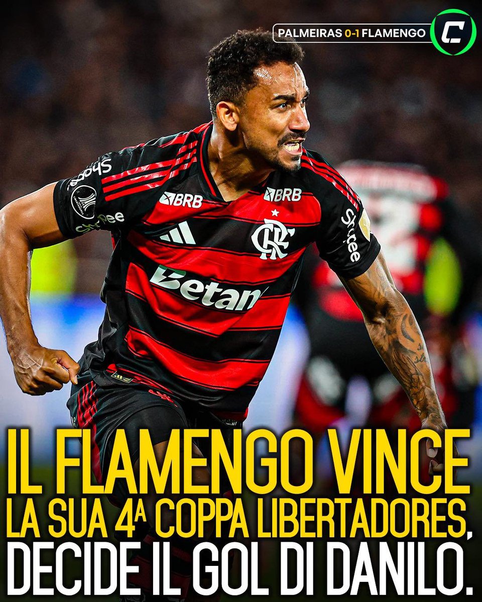 Mentre ai nostri (salvo pochissime eccezioni) mancano leadership, carisma, grinta, voglia di vincere, professionalità... Danilo Luiz da Silva (nostro ex capitano, prima osteggiato poi cacciato da alcuni incompetenti) vince da protagonista il suo 4° trofeo in 10 mesi al Flamengo.