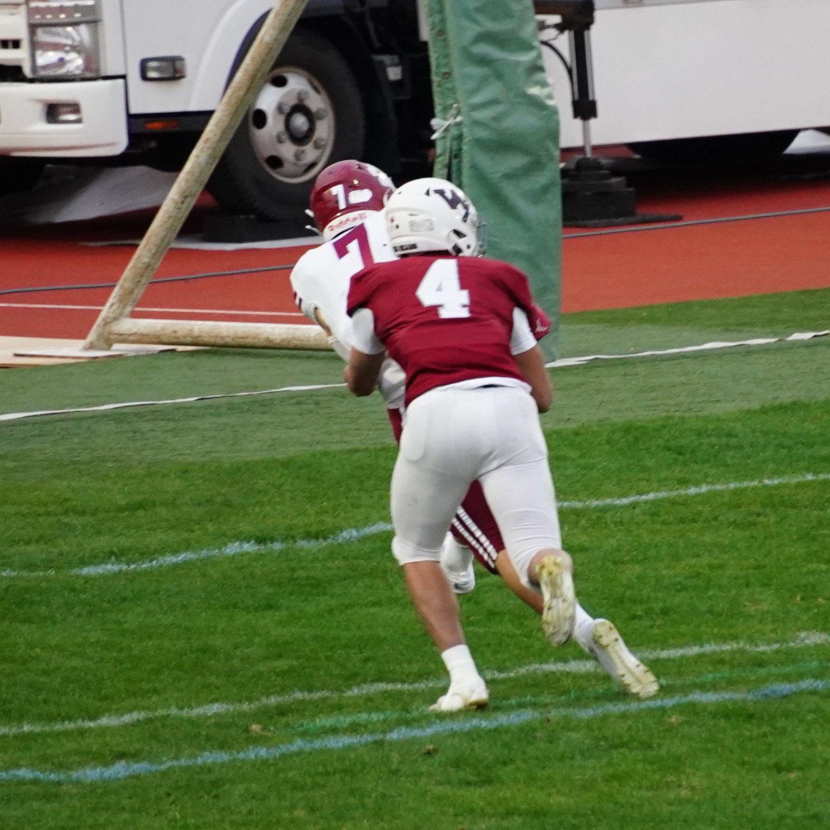 Rits_Panthers's tweet photo. 【#TOKYOBOWL】
第3Q6分22秒
QB5竹田→WR7有馬 6yds TDパス
2003年の関学戦でQB18高田→WR7長谷川へのニテコンを髣髴とさせました。スポッター席でコールを出していたのがその高田でしたので、あの中継でニヤリと笑った顔を思い出しました
#立命 #立命館 #立命館大学パンサーズ #PANTHERS #BUCHIAGE https://t.co/zNcG9RybBo
