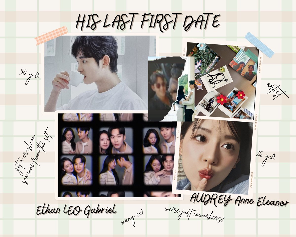 siroyo0o's tweet photo. 𝐇𝐈𝐒 𝐋𝐀𝐒𝐓 𝐅𝐈𝐑𝐒𝐓 𝐃𝐀𝐓𝐄

Ethan Leo Gabriel, the charming actor with too many exes, gets paired in a series with Audrey Anne Eleanor, the actress who never mixes work with feelings and keeps her guard higher than anyone in Hollywood. 

a ksh kjw #soowon au https://t.co/jsnMv18DAE