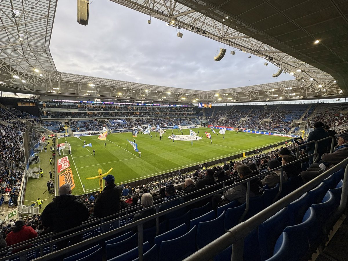 Martynrc's tweet photo. An enjoyable afternoon yesterday at the PreZero Arena watching Hoffenheim beat Augsburg 3-0. ⚽️ 🇩🇪 https://t.co/zTTjWPFiK0