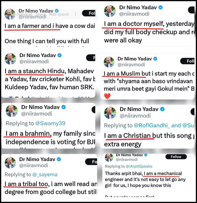 Because you <a href="/DrNimoYadav/">Dr Nimo Yadav 2.0</a> are a bloody low life fraud, who keeps lying about his religion, Caste, background who should ideally be locked up, and thrashed.  It's just a misfortune that bastards like you are influencers.