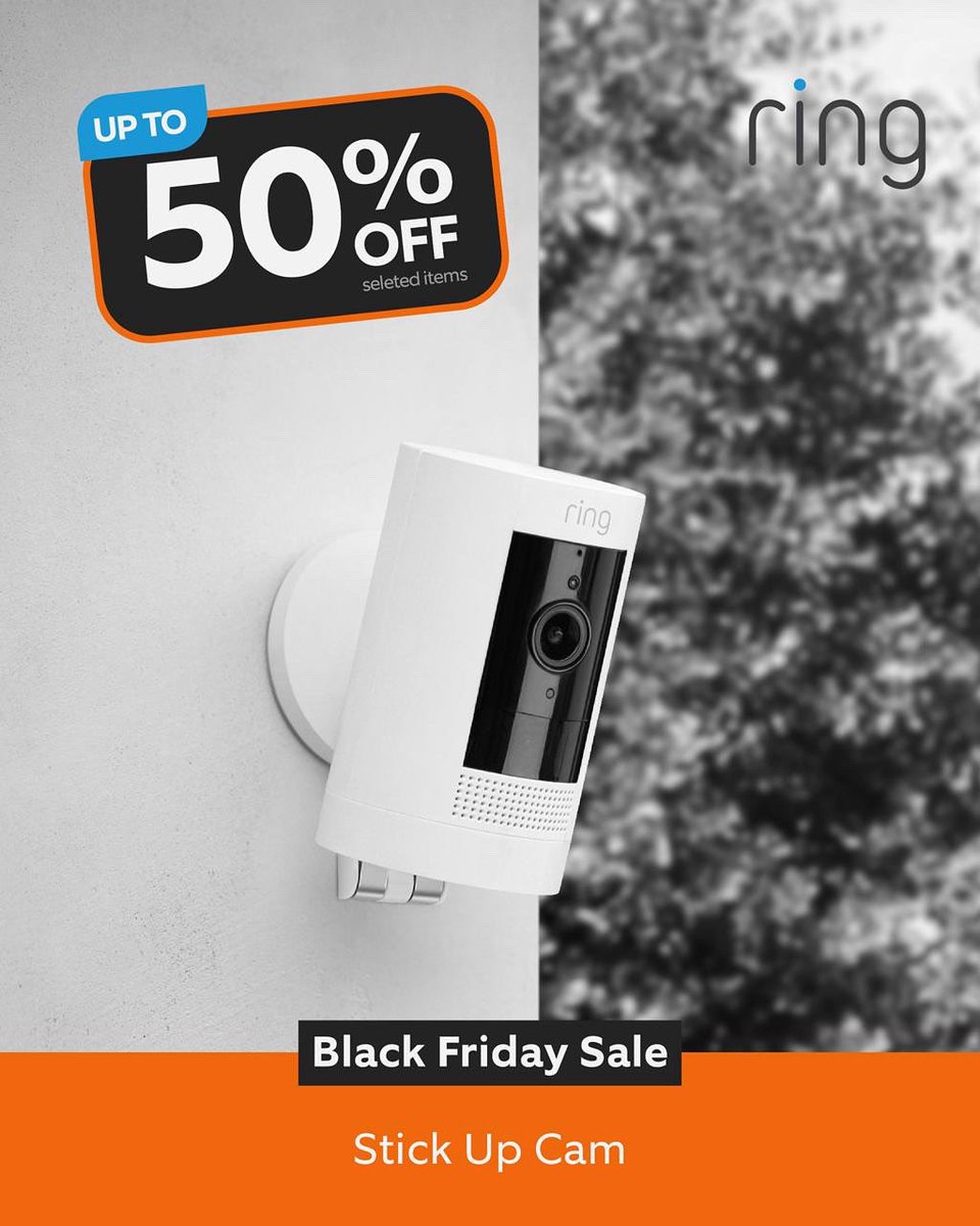 📣 Last Chance Alert! Black Friday is ending TODAY – don’t miss out!
Keep your home safe and secure with the Ring Stick Up Cam. Indoor or outdoor, day or night – peace of mind has never been this affordable.
👉 Shop now before the deals disappear - Takealot, Incredible, HiFi,