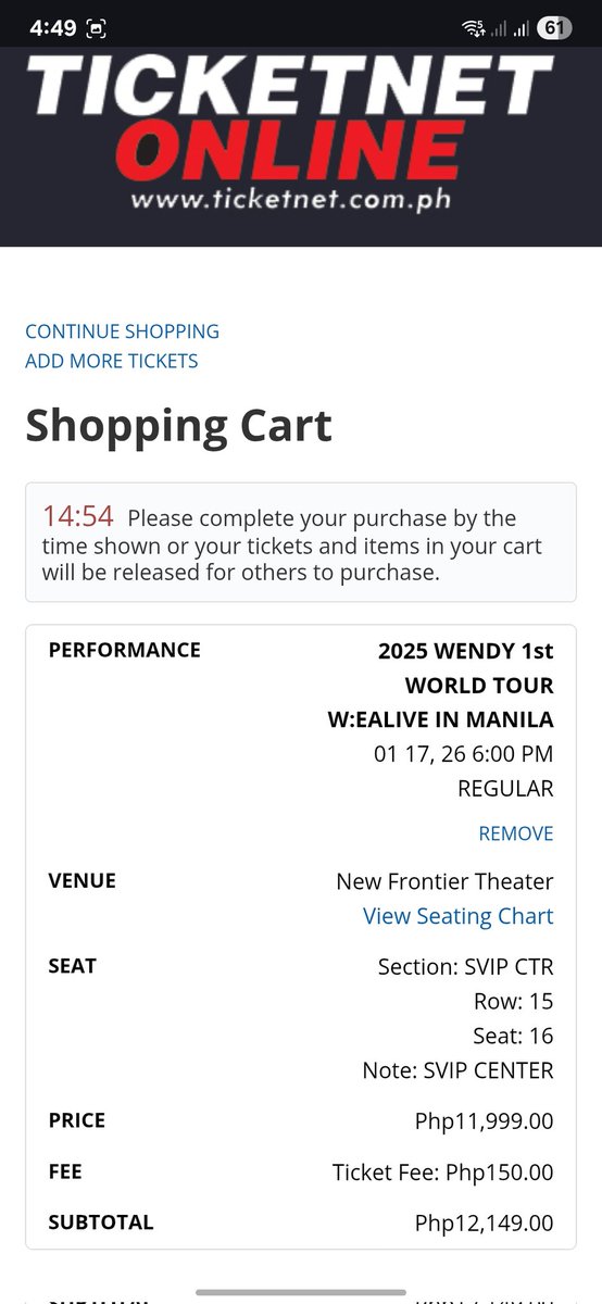 ed_revel's tweet photo. Ito yung sinasabi ko.. maaga kami naka pasok sa site tapos late sila mag lalabas ng best seat... mga put@ng ina nyo talaga @LSquaredProdPH  @TicketNetPH

Tapos until now may SVIP pa rin samantalang kanina wala🤬🤬 

#wealiveinmanila
#WENDY_WORLDTOUR_IN_MNL
#WENDY
#WENDYInManila https://t.co/VRq3IU3Xkp