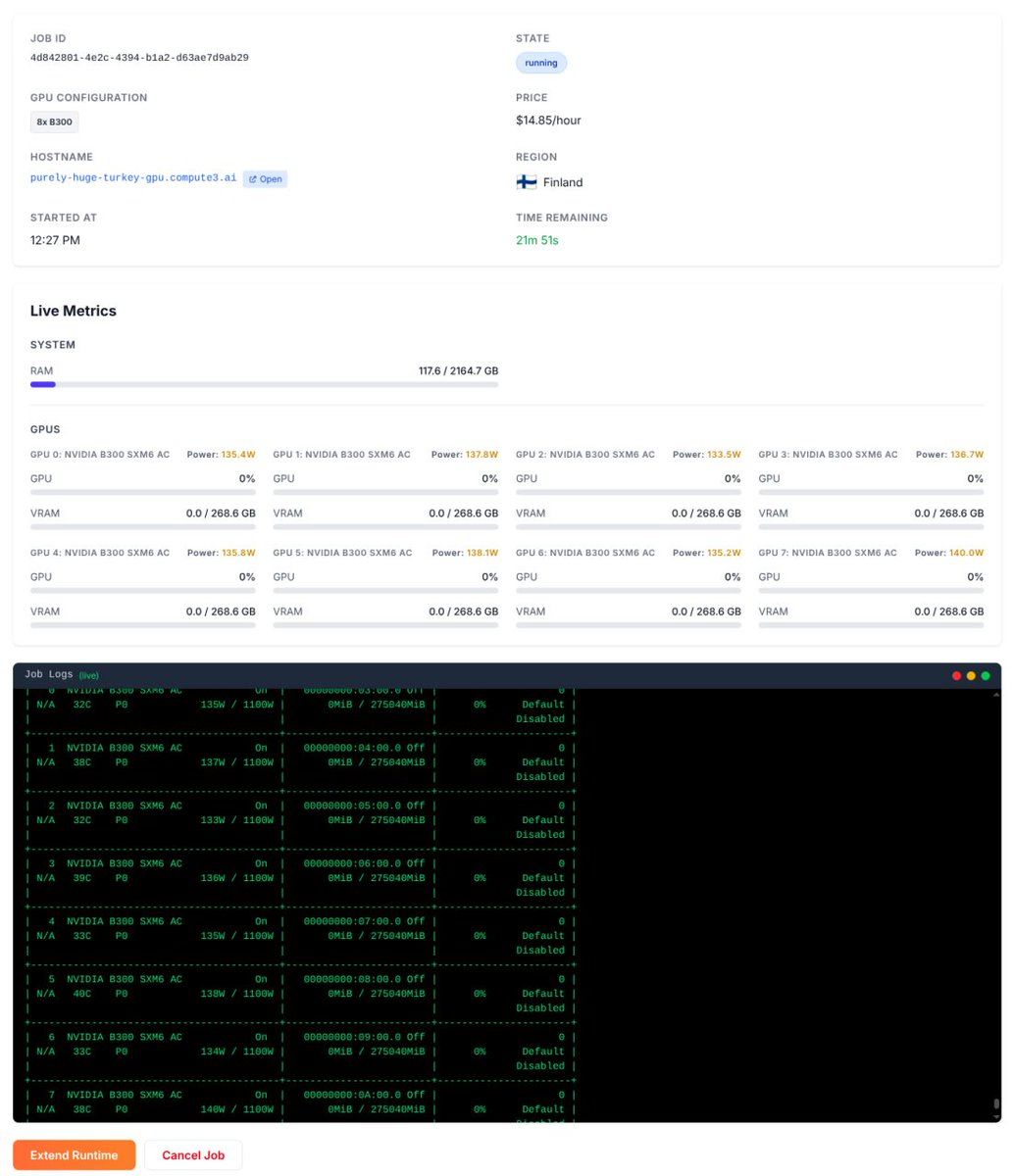 comput3ai's tweet photo. Disbelievers asked for screenshots, true believers just believe 🌋 https://t.co/9MICjTGZfW