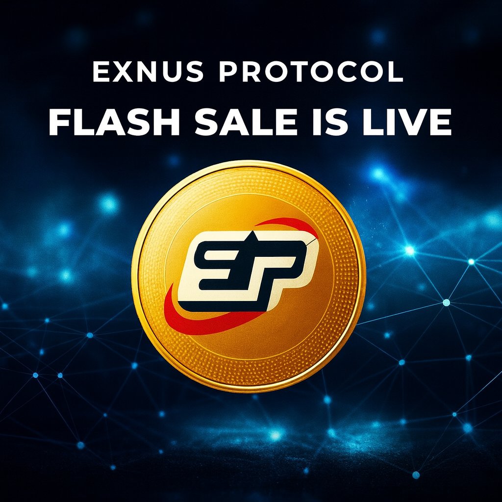 exnusprotocol's tweet image. 🚀 EXN Flash Sale LIVE!
Countdown has begun — rush now before time runs out! ⏳🔥

Buy EXN now 👉 presale.exnus.xyz
Then Follow + Repost and drop your Solana address after purchase.

TGE is near. Don’t miss out!
#ExnusProtocol #EXN #Solana #Web3