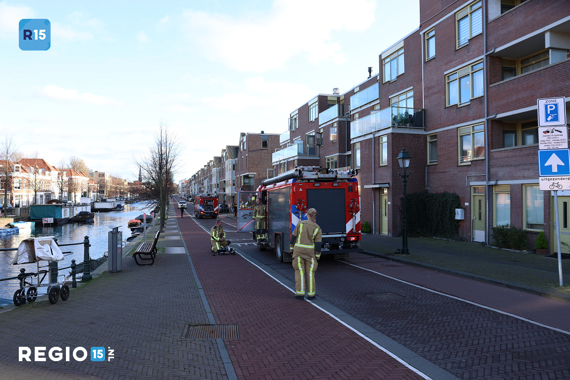 Brand in woning aan de Noordwal in Den Haag