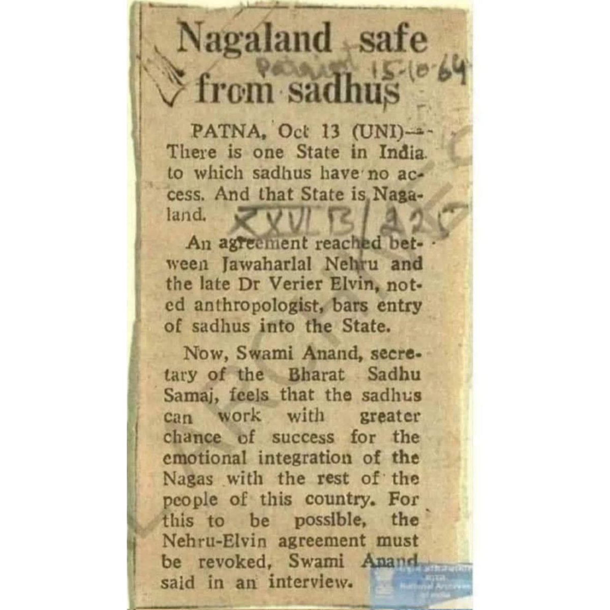 KreatelyMedia's tweet image. Lol

Congress along with Britishers didn&apos;t allow Hinduism to flourish in Nagaland.