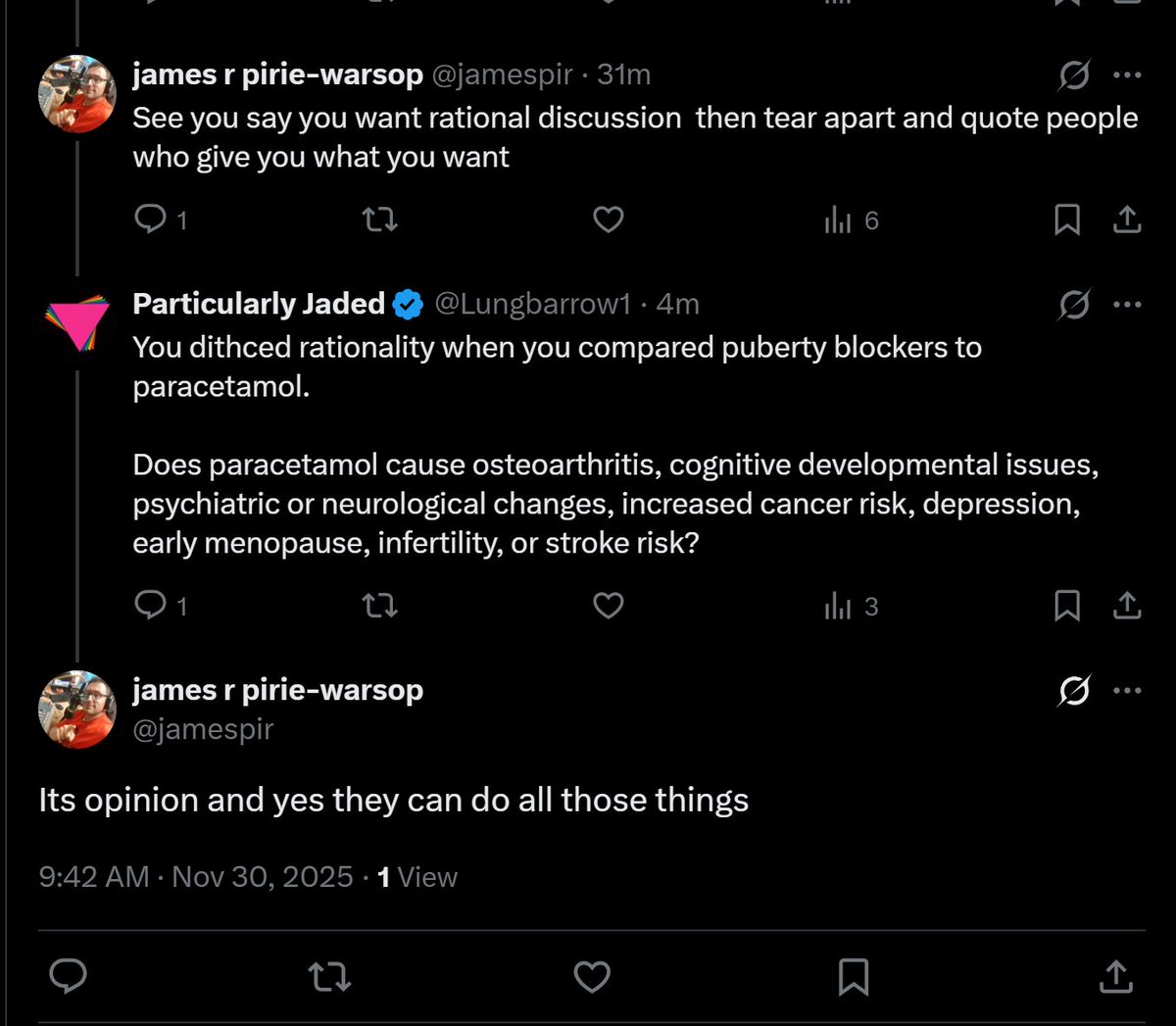 This is what we're dealing with: people who think facts are the same as opinions. 

Giving internet access to people this moronic was a mistake.