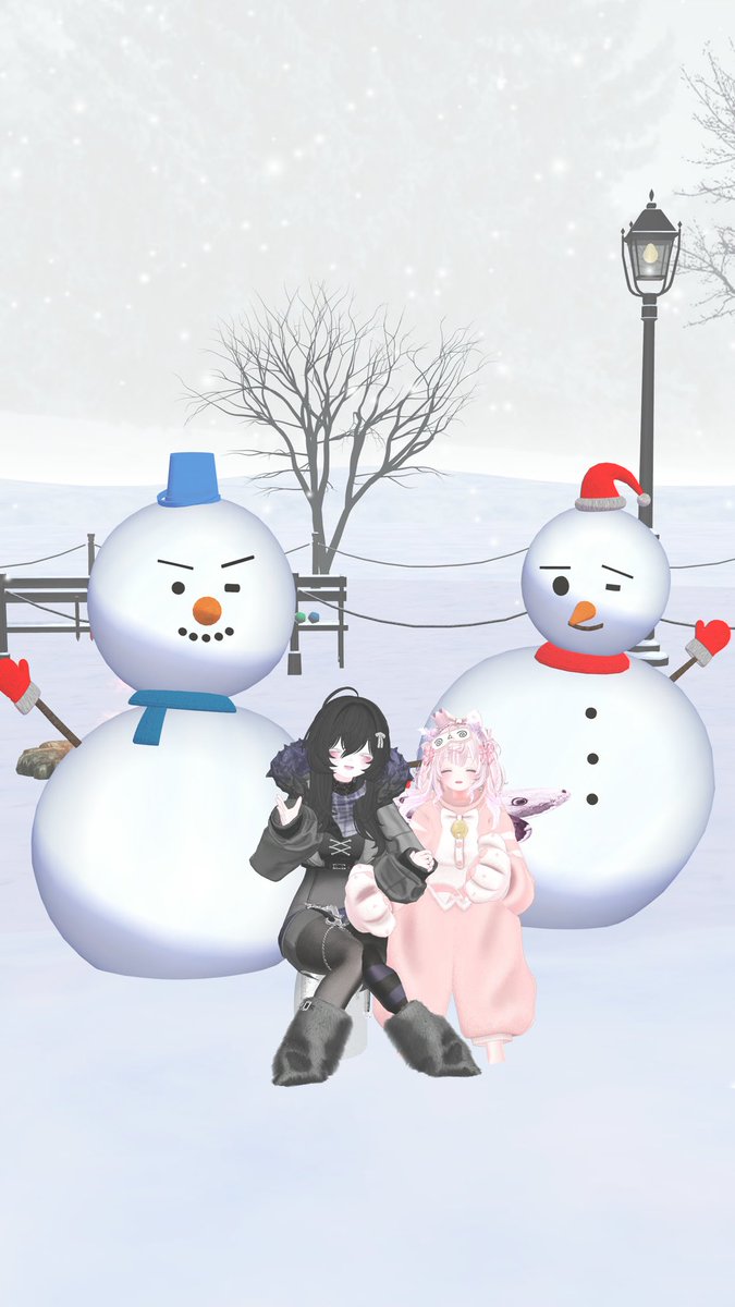 雪だるま作ってきた〜！たのしかった！