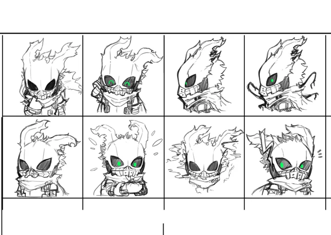 ヒロアカのLINEスタンプキャンペーンやりたいなと思って作ってたやつ、完成する予定がない 