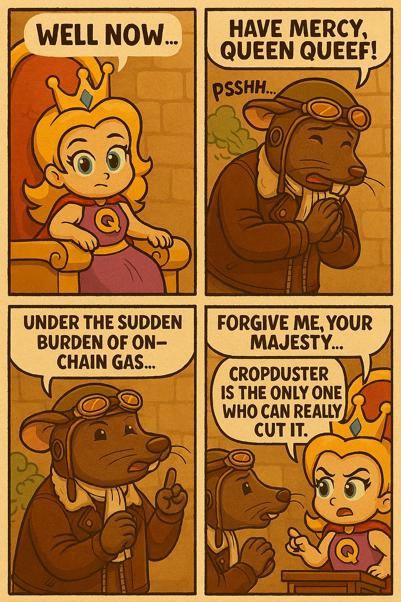 <a href="/SolQueef/">Queen Queef</a> <a href="/CropDuster001/">CropDuster</a> <a href="/MissMethania/">Methania</a> "Methania made me do it, Your Majesty… 💨  
But only Cropduster can really cut it with style. 🛩️  
Spare me, for the skies of Queefdom need their pilot!” 👑  

Sir <a href="/CropDuster001/">CropDuster</a> has spoken,no one releases the royal gas more than he does,let him be forgiven 
<a href="/Daca_2/">Daca_Tipez</a>
<a href="/laryWeb3/">𝐇𝐞𝐈𝐬_𝐇𝐢𝐥𝐥𝐚𝐫𝐲 🥷</a>