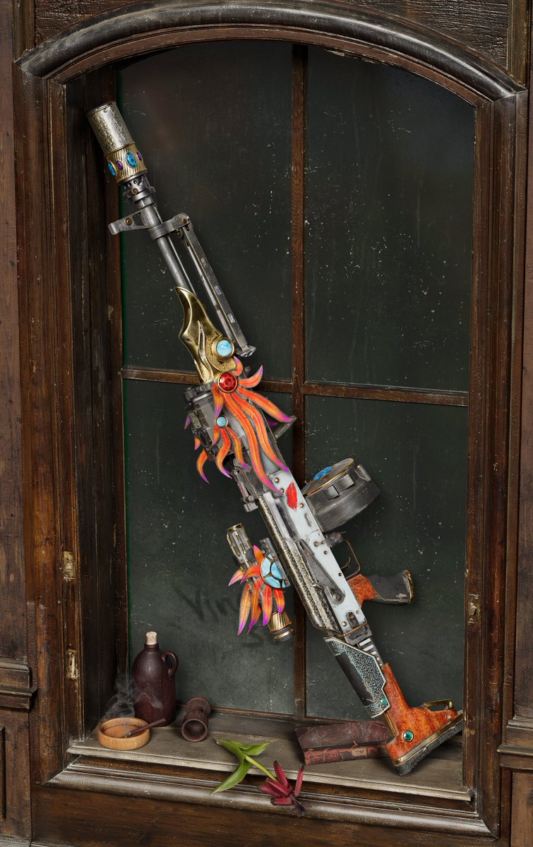 MitsArt3d's tweet image. Queen of the Carnival, is for the Left to Survive project . A stylized weapon created for the Brazilian Carnival event. #gamedev #blender #Survive #Weapon #weaponart #rifle #zbrush #render #artstation artstation.com/artwork/JrdV9a