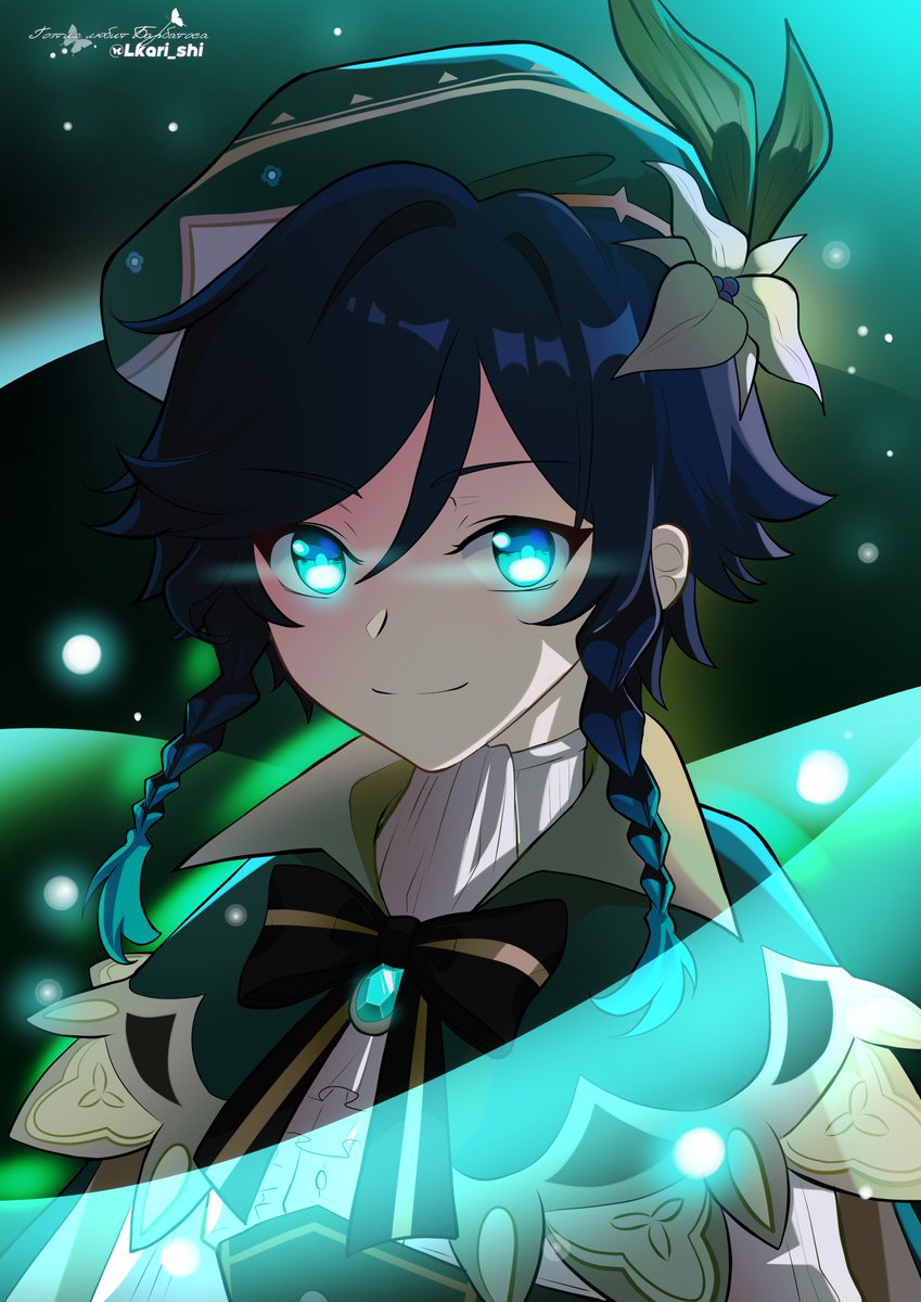 Lkari_Shi's tweet image. The Force Awakens🍃 
#venti #GenshinImpact