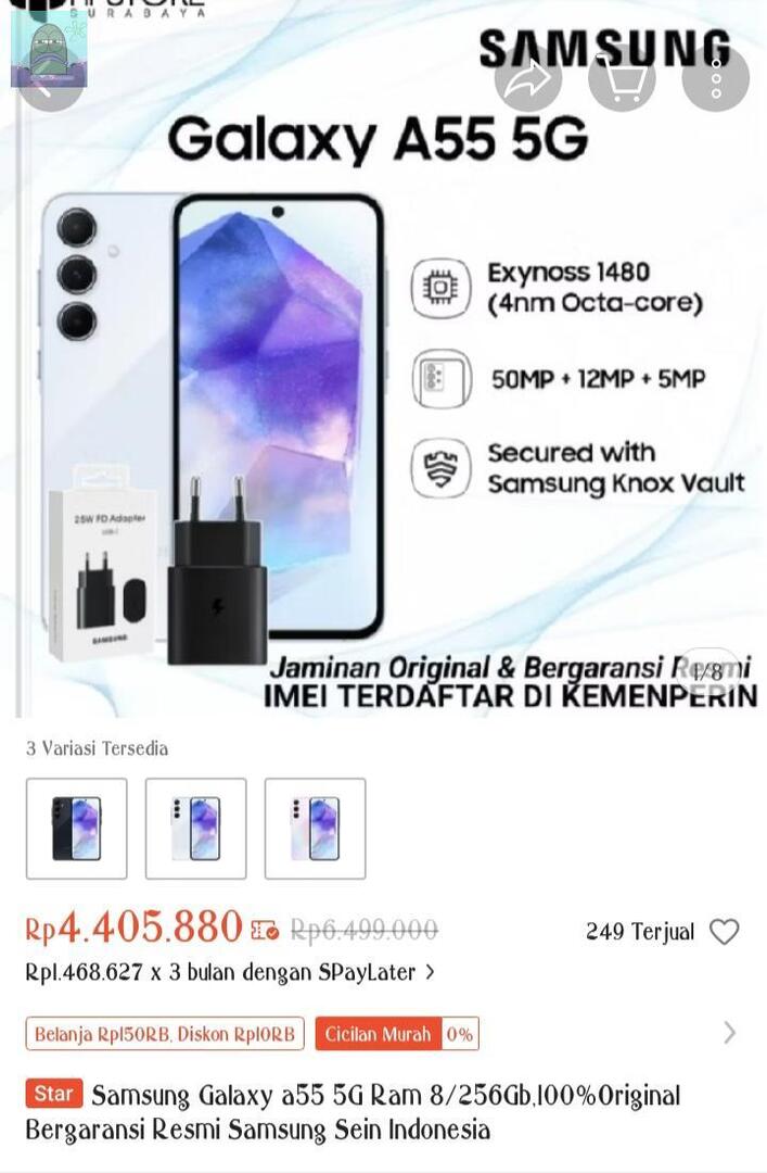 tanyarl  guys aku niatnya pgn beli hp karna hp aku yg skrg udh lemot bgt+susah dipake. Nah niatnya aku pengen beli ni hp buat kerja+daily tp karna bugdet blm cukup aku mau nyicil gitu, menurut kalian worth gk? terus kasih tau sender plus minusnya hp ini ya 
thanks semua