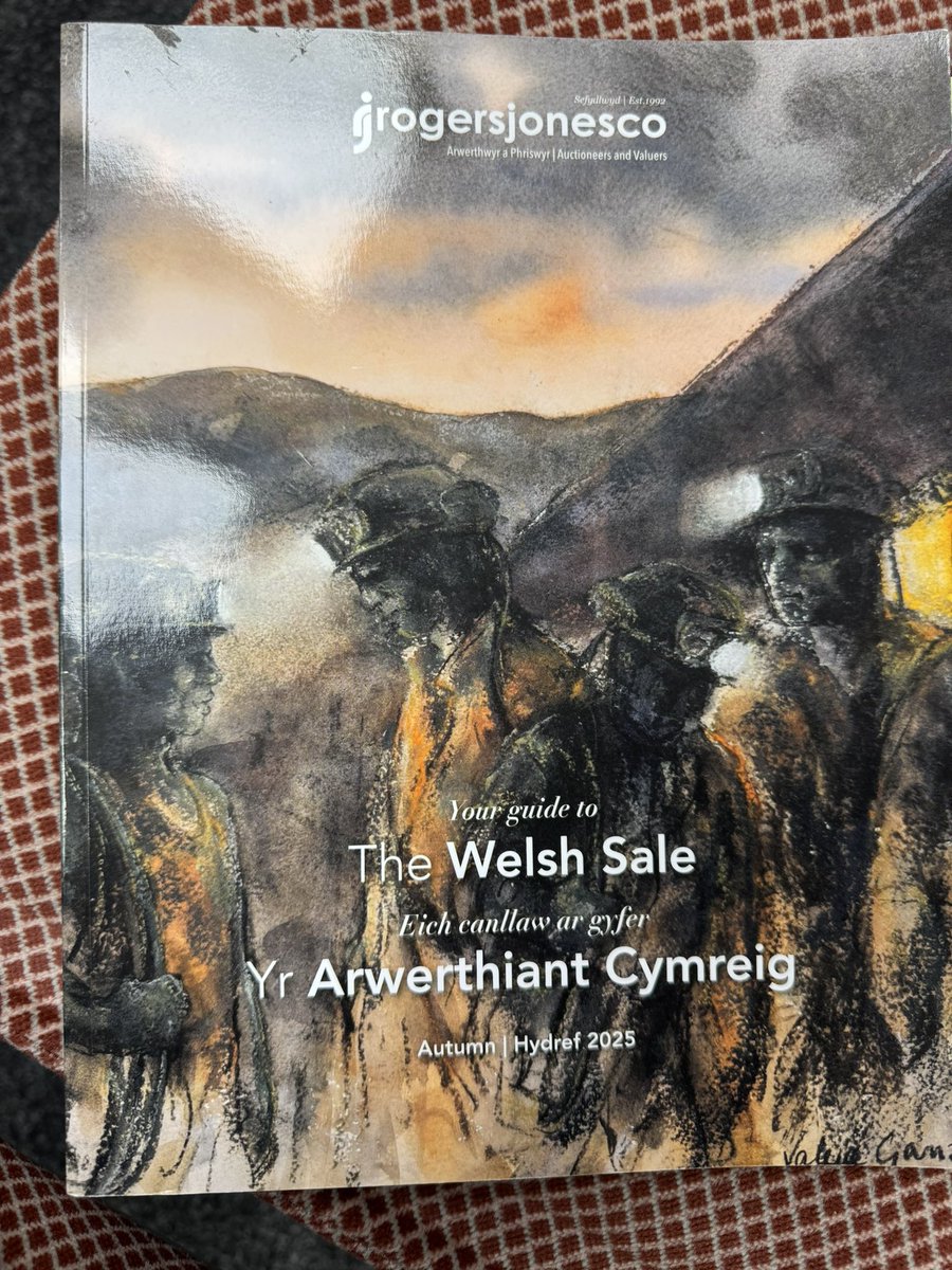 Doing something different this morning   - gone to a fine art auction of Welsh art.   Looking at the cheaper stuff 🤣
