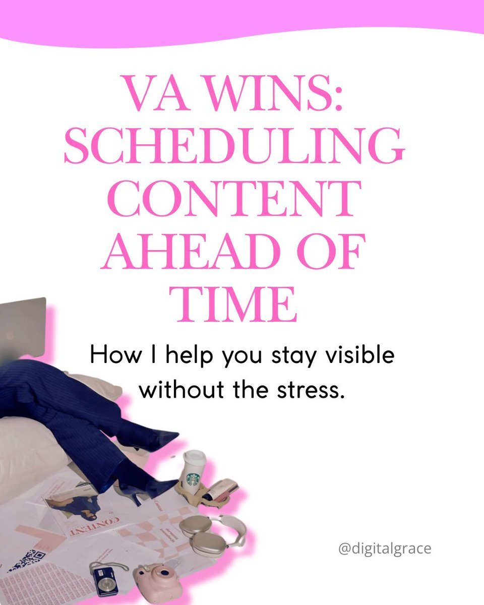 Bajao64890Va's tweet image. Tired of scrambling for content every day? Here’s the VA secret that keeps your brand consistent, even when you’re busy. 

Want your content planned and scheduled weeks ahead?
Send me a message. let&apos;s make your digital presence effortless and consistent. 

#VirtualAssistantPH